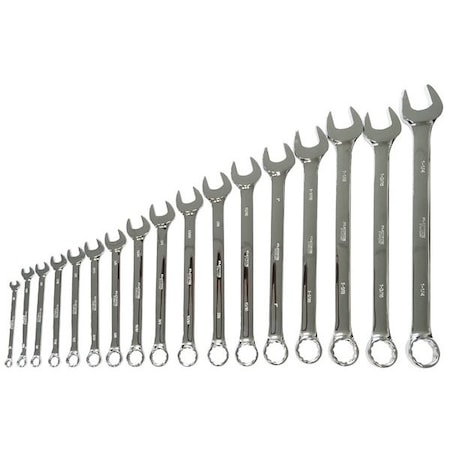 Atd Tools ATD 17-Piece SAE Long Pattern Combination Wrench Set 99550